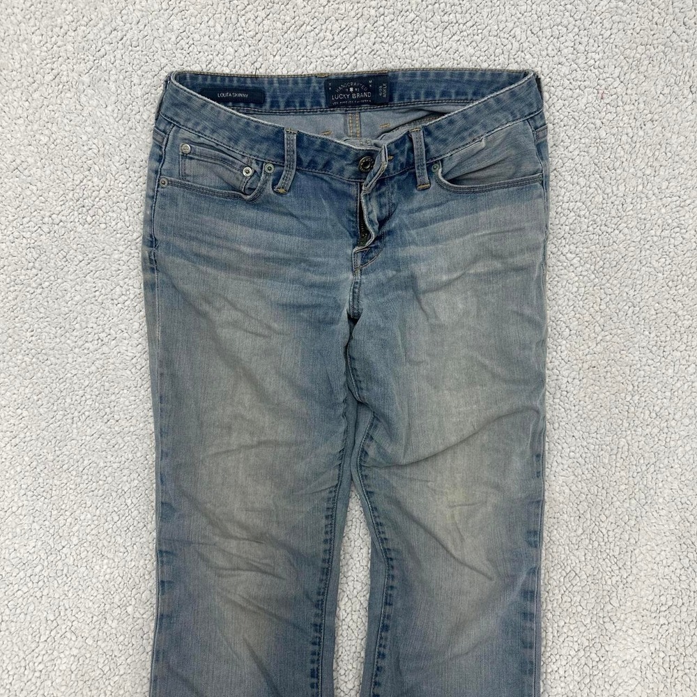 Lucky Brand Lolita Skinny Jeans Blue Denim Ankle 6x28 6/28